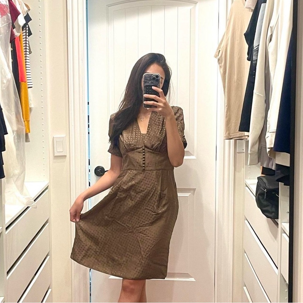Banana Republic Brown Midi Dress